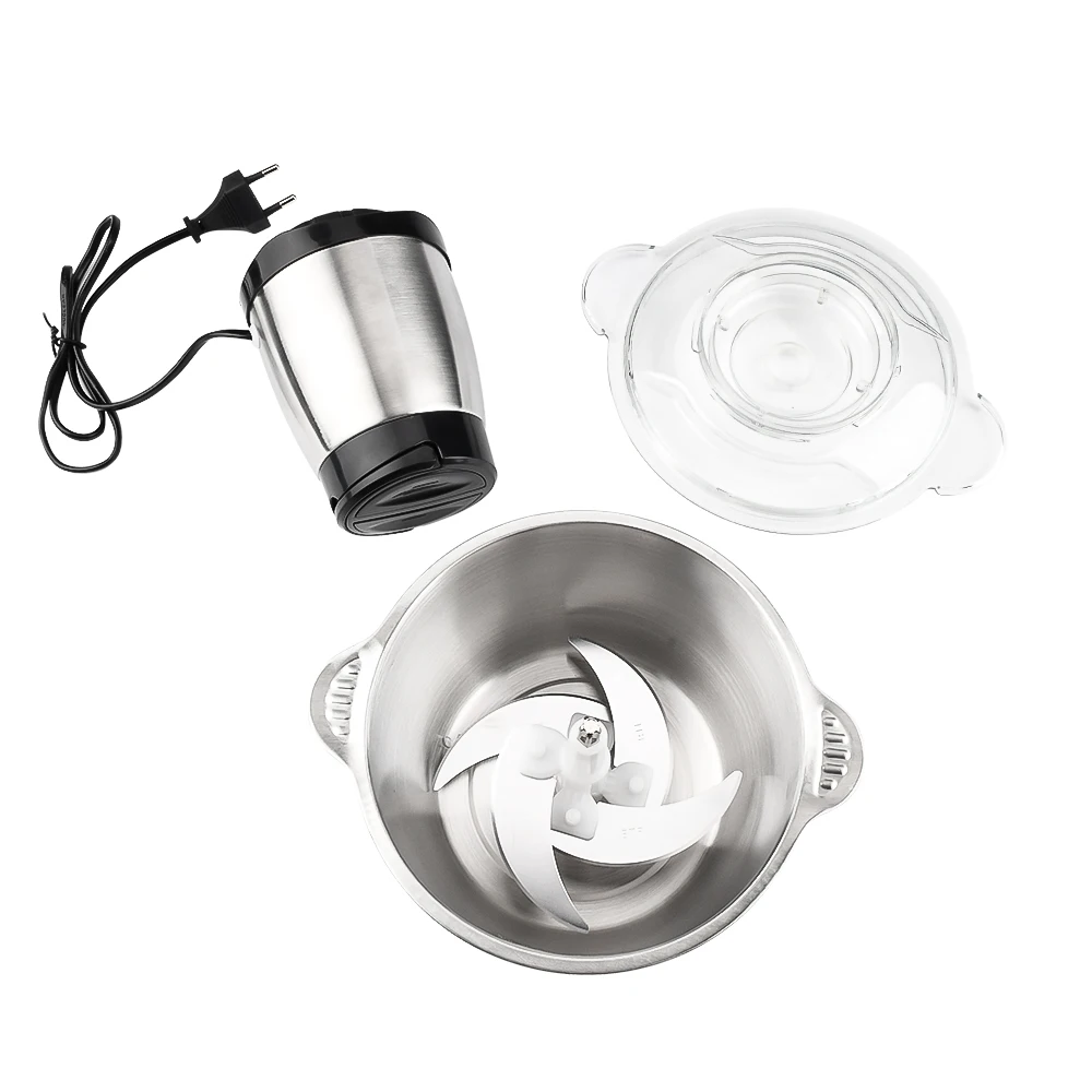 304 Электрический измельчитель из нержавеющей стали мясорубка Кухонный комбайн