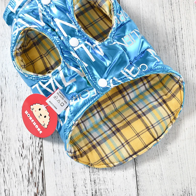 Warm Dog Clothes Winter Pug Chihuahua For Small Medium Dogs Bulldog Double-sided Wear Coat Pet Apparel Ropa Perro 10 | Дом и сад