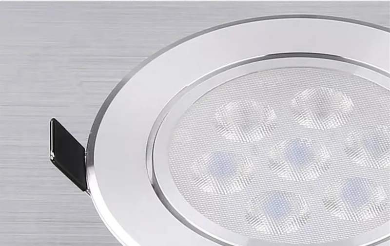 LED Downlight Dimmable 3W 4W 5W 7W Cut Hole 75mm,90mm,Warm White/Nature White/ Cold White Recessed Led Spot Light Ceiling Lamp