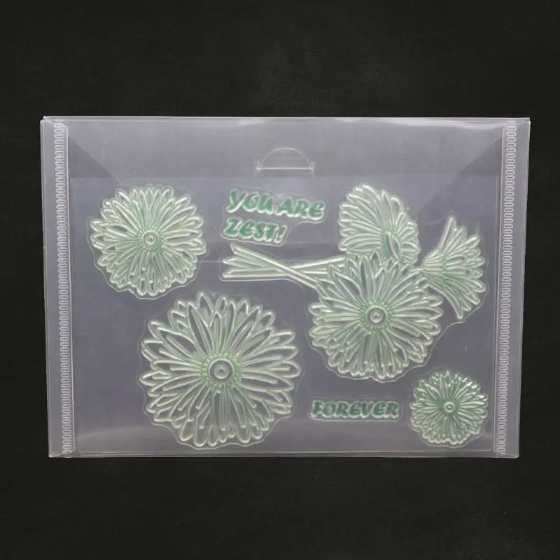 

5pcs Resealable Clear Plastic Seal Bags Storage Case For Cutting Dies Stencil Album Stamp Crafts 57BB