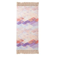carpet nordic bedroom strip hand woven mat tassel rug home large area full easy to clean bedside