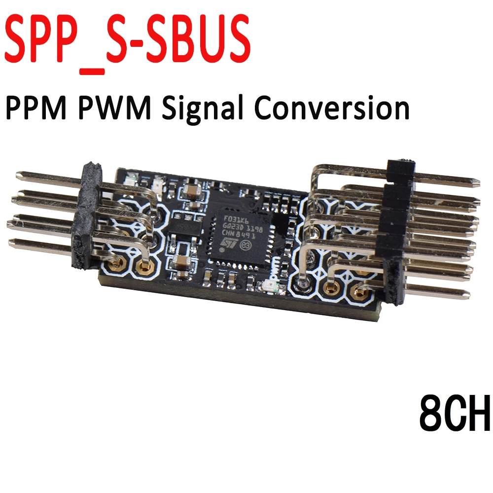 JHEMCU SPP_S 15A 3 20 в 8CH модуль преобразователя сигнала 26x11 мм для PPM PWM SBUS преобразования