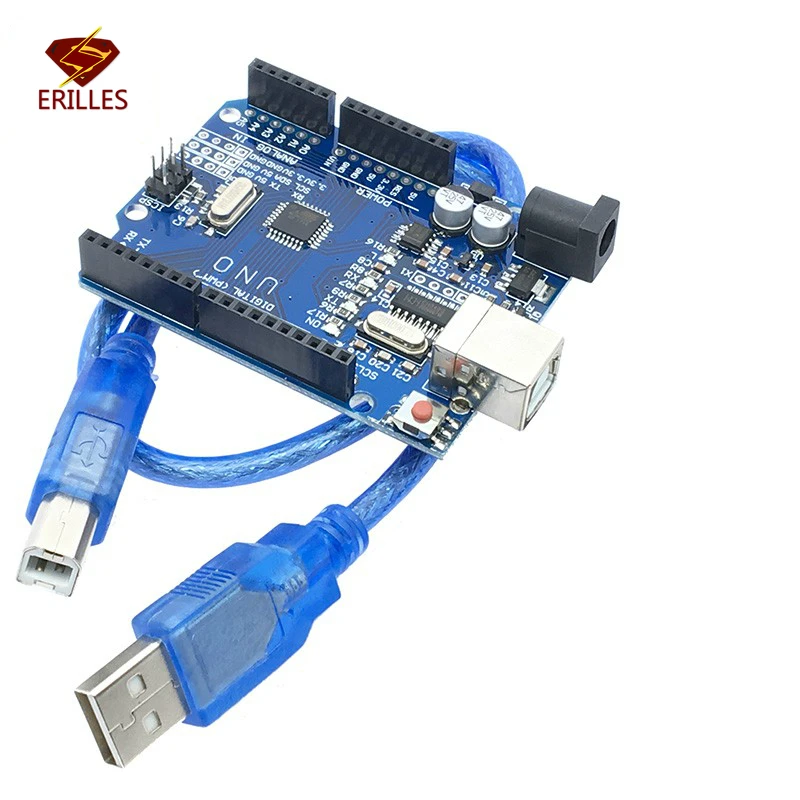 UNO R3 (CH340G) MEGA328P для Arduino макетная плата ATmega328P CH340 CH340G с прямым штырьком|Беспроводные