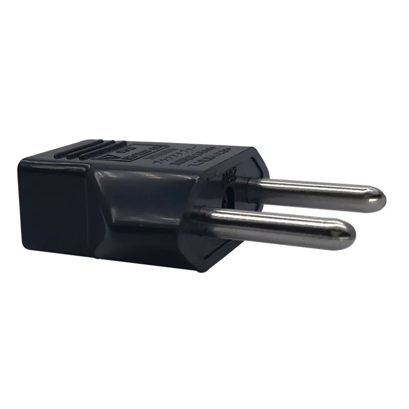 1 шт. штепсельная вилка европейского стандарта для путешествий 2 Pin в США