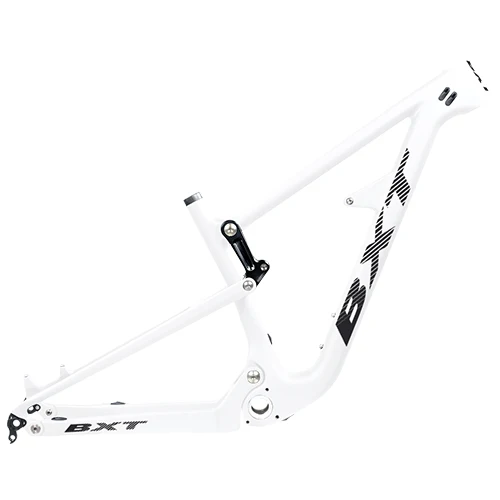 BXT full white Полный комплект велосипедной подвески рама 29er BSA; углерод, волокно, рама для горного велосипеда 142*12 мм 150 мм, рама для велосипеда для путешествий 148*12 мм - Цвет: BXT full white