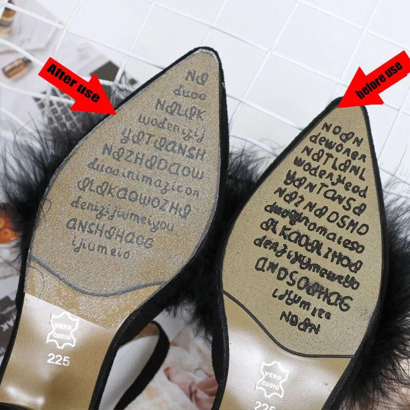 Наклейка на обувь 15*200 см для кроссовок с заземлением защитная подошва стелька