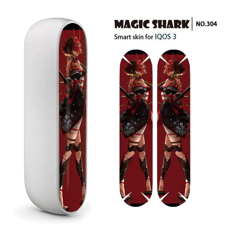 Волшебная Акула из ПВХ модная не выцветающая сексуальная череп ниндзя женская