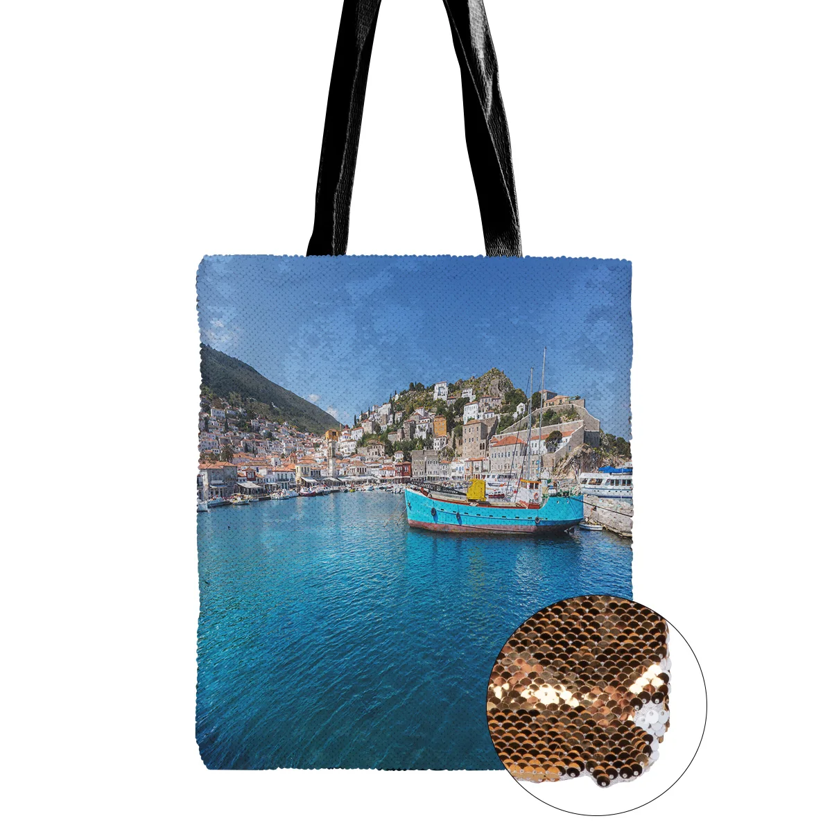 Доставка пристыкованная на море сумка через плечо новая одно холщовая