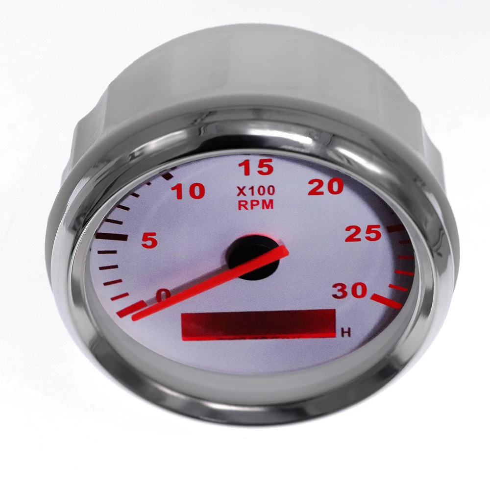 Тахометр 3000 об/мин измеритель 85 мм для универсального автомобильного лодочного