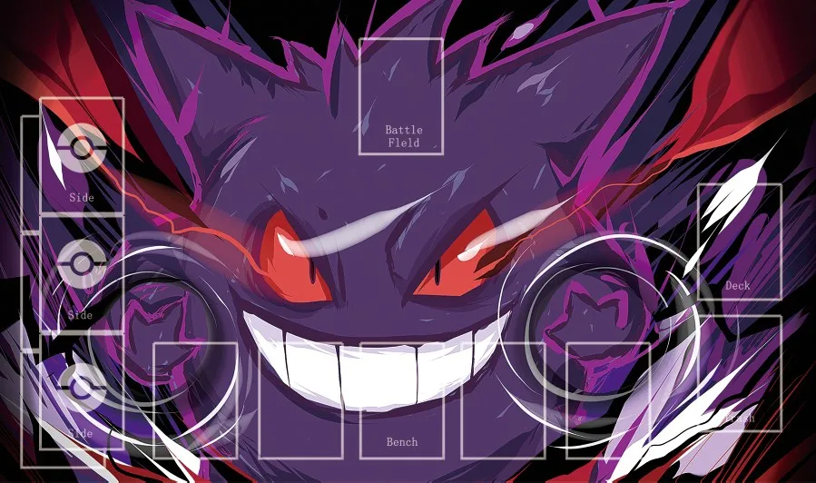 Takara Tomy PTCG аксессуары Pokemon карта настольная игра игровой коврик игрушка генгар для
