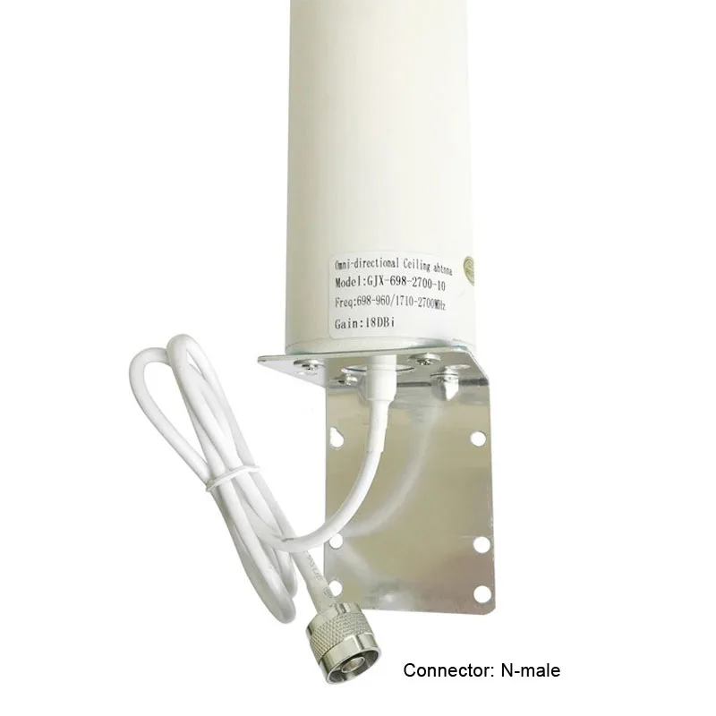 Антенна 18dBi Omni Wifi LTE 4G 698-2700-3800Mhz N женская уличная 2G 3G фотоантенна для связи 1 шт |