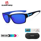 QUESHARK мужские женские и мужские HD Поляризованные спортивные очки для рыбалки квадратные антибликовые очки для пеших прогулок TR90 оправа спортивные велосипедные очки