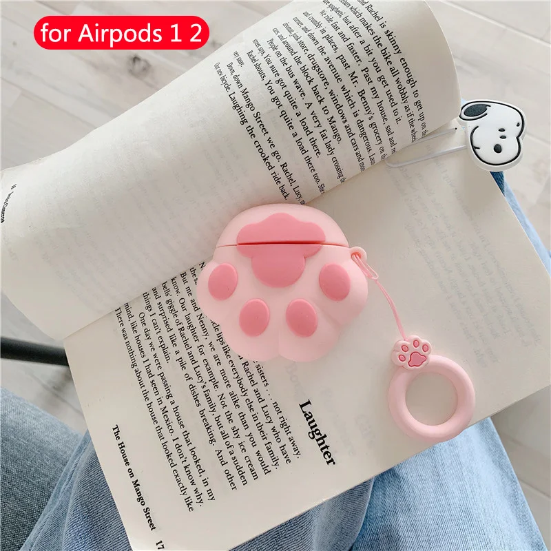 231 Мультяшные беспроводные bluetooth наушники чехол для Apple Airpods 1 2 Симпатичные Силиконовые Мягкие коробки гарнитура оболочка для Airpods защитный чехол - Цвет: 231