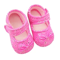 baby anti slip floral shoes girl butterfly knot kids cotton bottom soft sole cute bow non slip first walkers