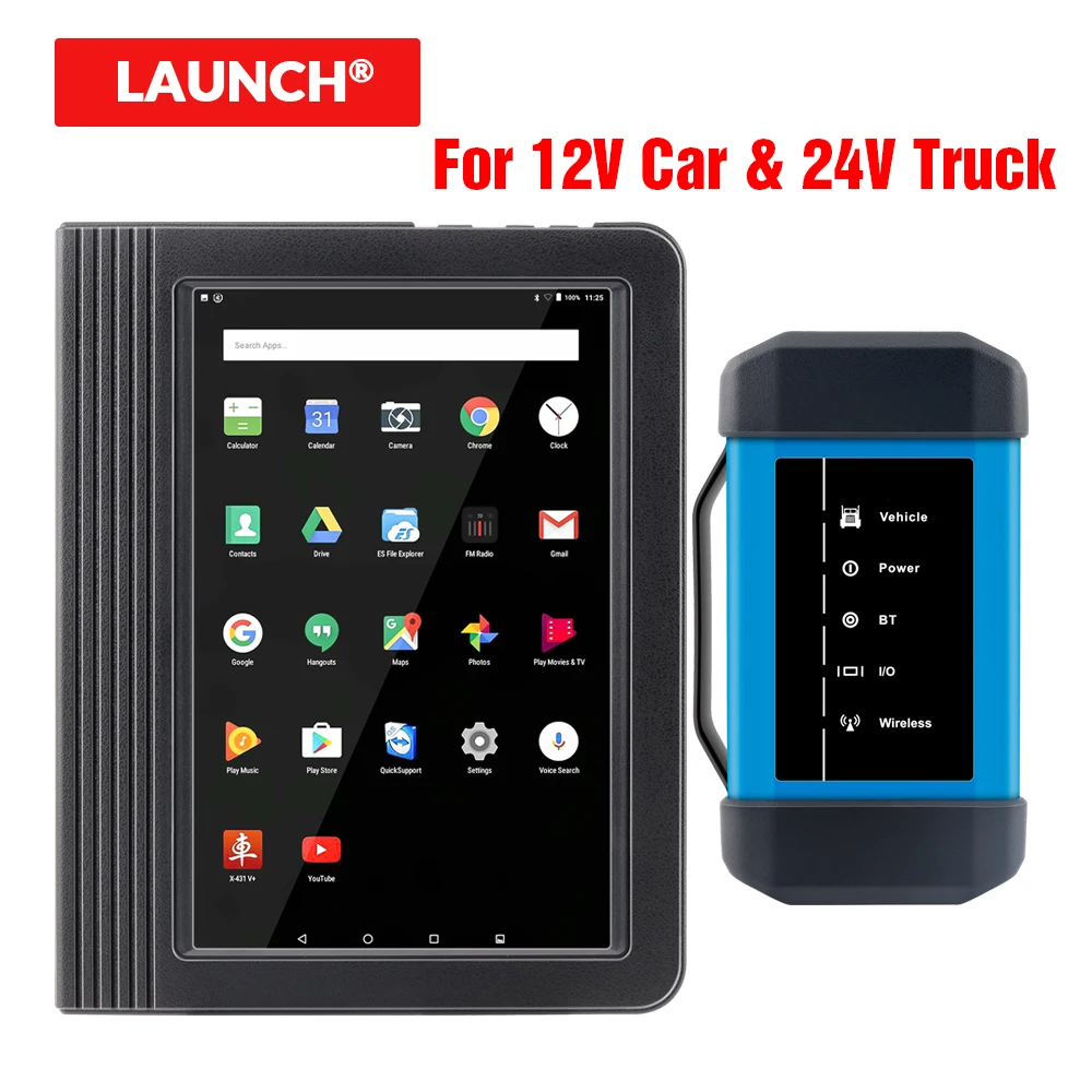 Автомобильный диагностический сканер Launch X431 V + и HD сверхмощный планшет с экраном