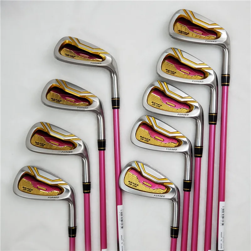 Women's Golf Clubs IS-06 Golf Irons 5-11AW.SW Irons Set with Graphite Golf Shaft L Flex Irons Clubs Set  Club Head Cover