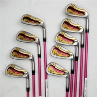 womens golf clubs is 06 golf irons 5 11aw sw irons set with graphite golf shaft l flex irons clubs set club head cover