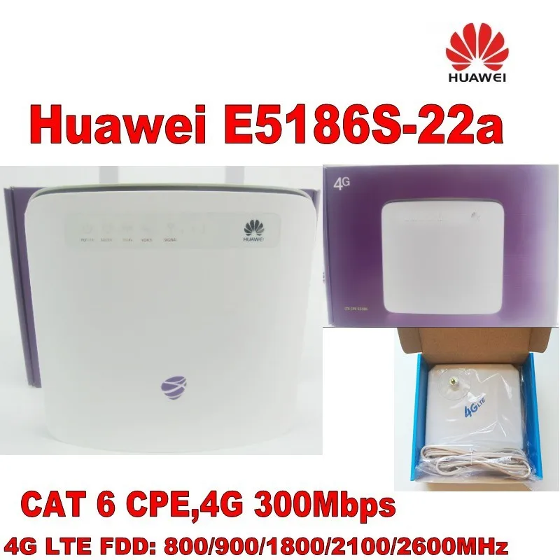 Оригинальный домашний роутер Huawei E5186 E5186s 22a 300 Мбит/с 4g lte беспроводной Wi Fi cpe cat 6 с