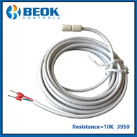 beok 10k 3950 3380 sensor probe for floor heating system thermostat external temperature sensors 3m length