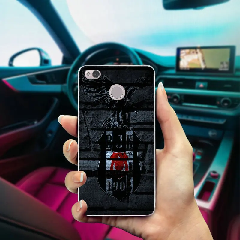 Футбольная команда Besiktas Jk мягкие чехлы для мобильных телефонов из ТПУ Xiaomi Redmi Mi Note