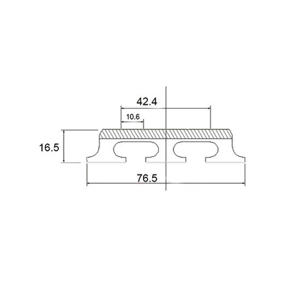 

2pcs Professional Banjo Bridge Maple Ebony Wood Bridge 5 String Banjo Slotted Replacement Parts Durable to Use for A Long Time