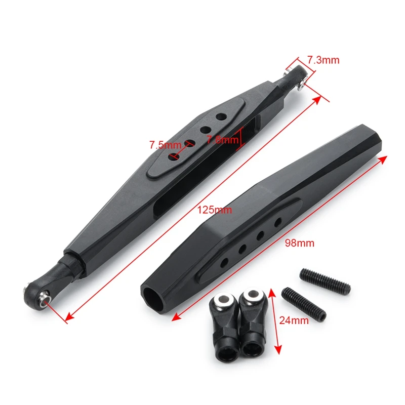 

Aluminum Alloy Rear Arm Suspension Link Rod Upgrade Part for Axial Wraith 90048 90053 RR10 1/10 RC Car