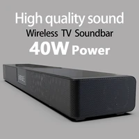 40w big power soundbar multifunctional bluetooth speaker home theater music center subwoofer led display for tv pc computer fm