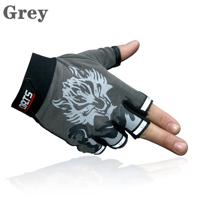 Нин скольжения вентиляция мотор велосипедные перчатки без пальцев спортивные