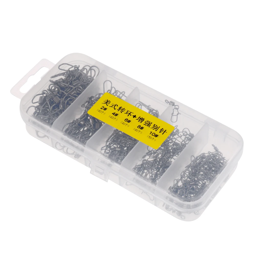 210 шт. шариковый подшипник роликовый поворотный Рыболовный соединитель оснастки