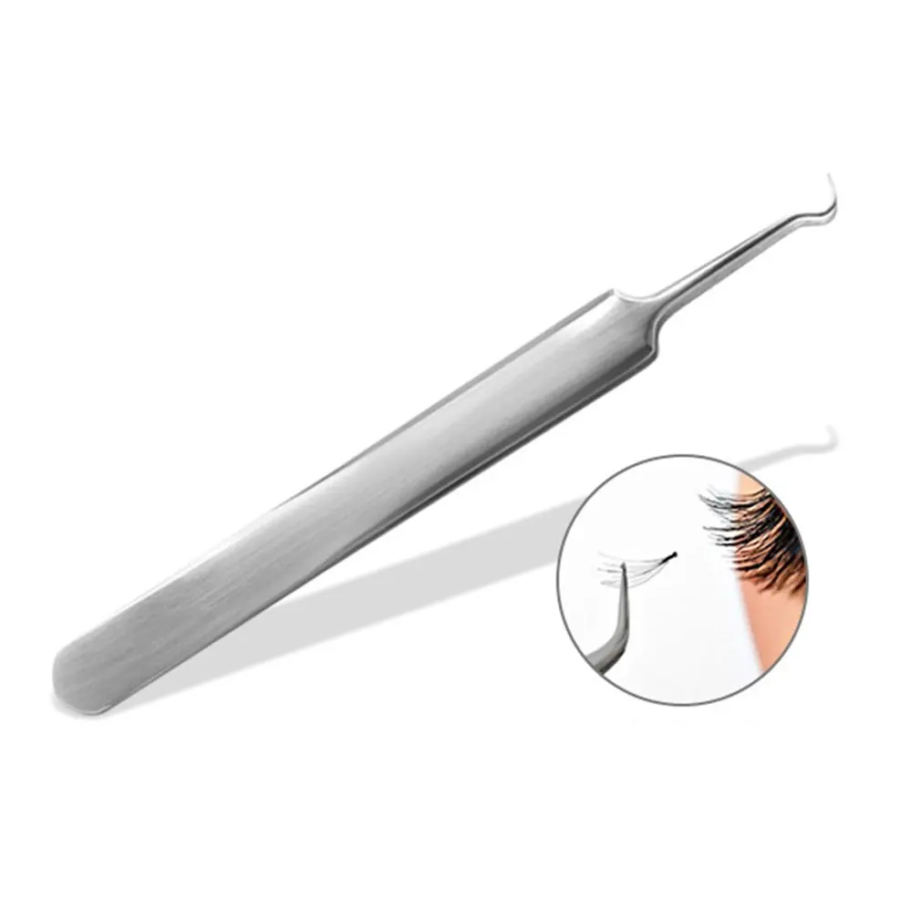 1 шт. Пинцет для наращивания ресниц прямой изогнутый Острый Профессиональный