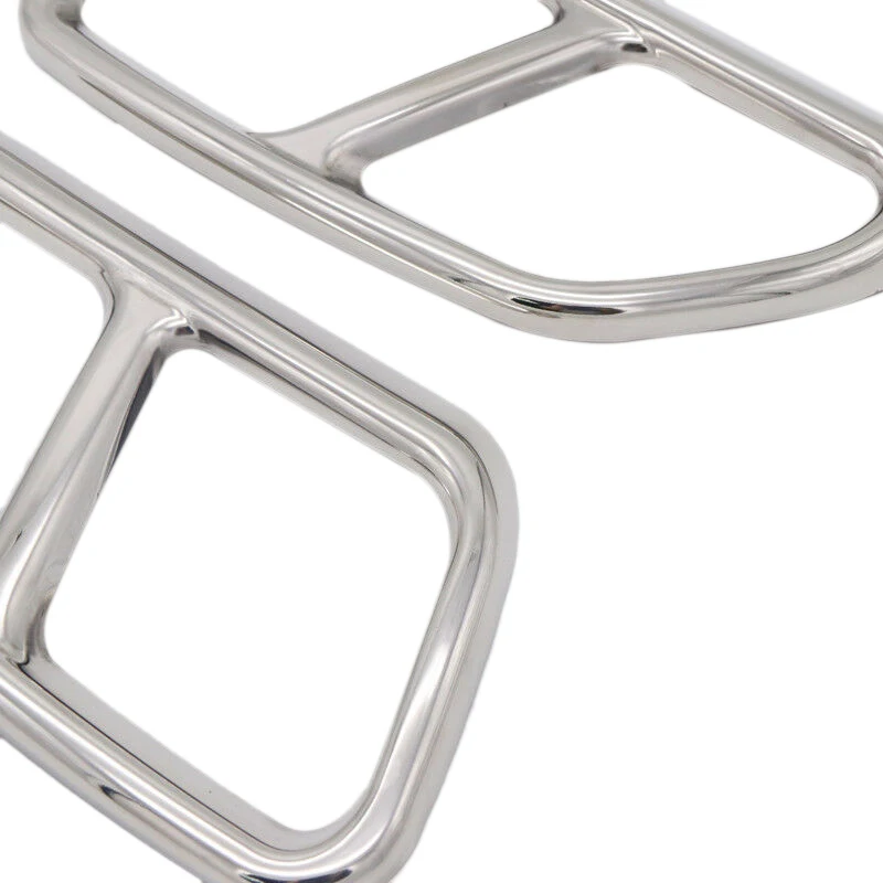 2 шт. выхлопная труба из нержавеющей стали для автомобиля глушитель Накладка Volvo