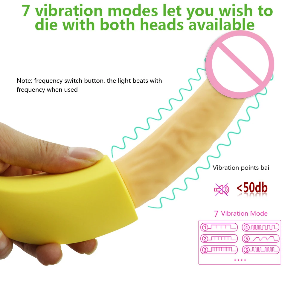 G spot имитация банана вибратор для женщин Имитация пениса Мастурбация Массаж AV