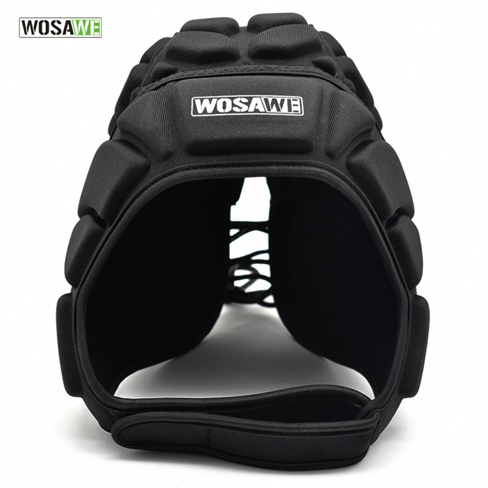 

WOSAWE Goalkeeper Helmet Soft Shell Rugby Headguards Multi Sports Head Injury Protection Headgear Ski Surfing Cap