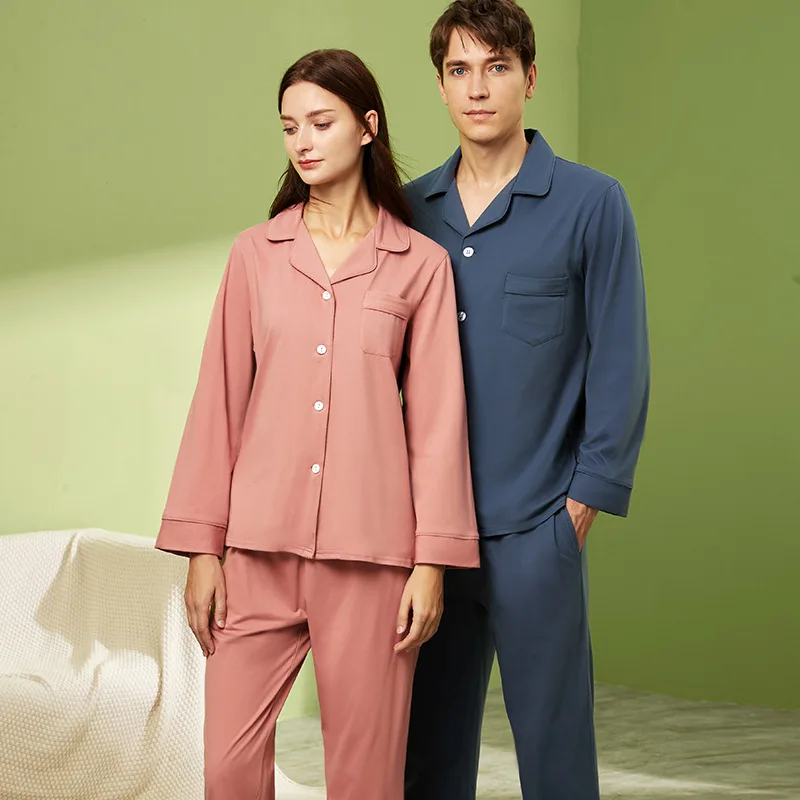 

DUOYIDUO & HOL. Зимняя пижама из 100% хлопка для девочек, пижама большого размера с длинным рукавом, размера плюс размер, для влюбленных, Женский комп...