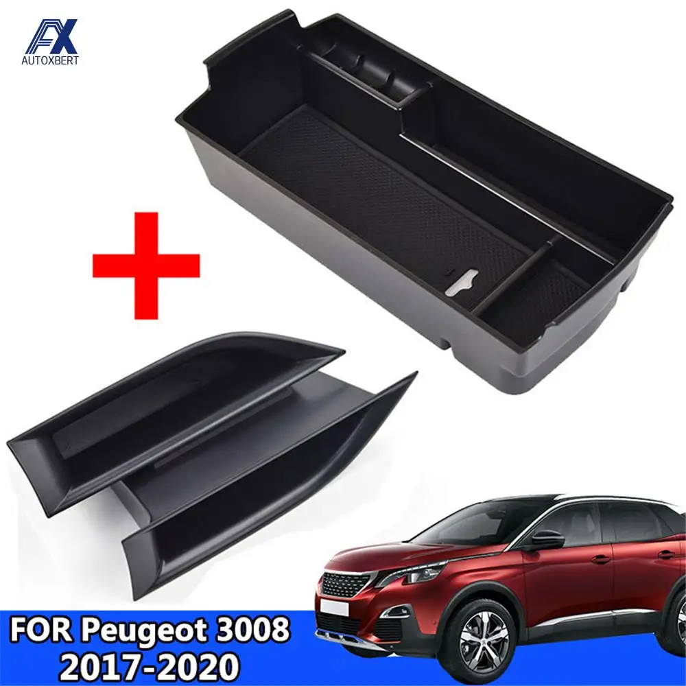 Ящик для хранения в подлокотнике автомобиля Peugeot 3008GT 3008 5008 2017 2018 2019 центральный
