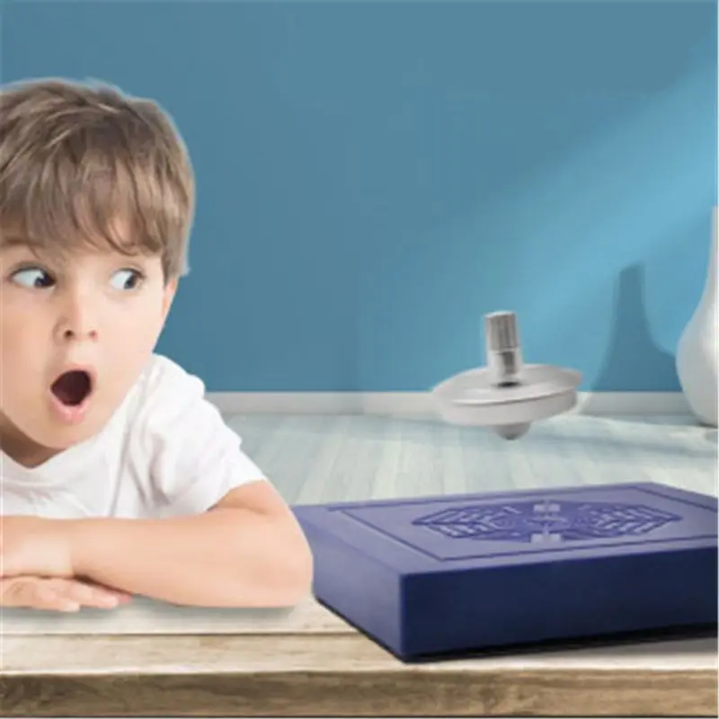 

Kids Magnetic Spinning Top Levitation Magic Gyro Gyroscope Suspended UFO