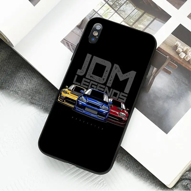 TOPLBPCS car eat sleep JDM Phone Case for iphone 13 11 8 7 6 6S Plus 7 plus 8 plus X XS MAX 5 5S XR 12 11 Pro max se 2020 Case