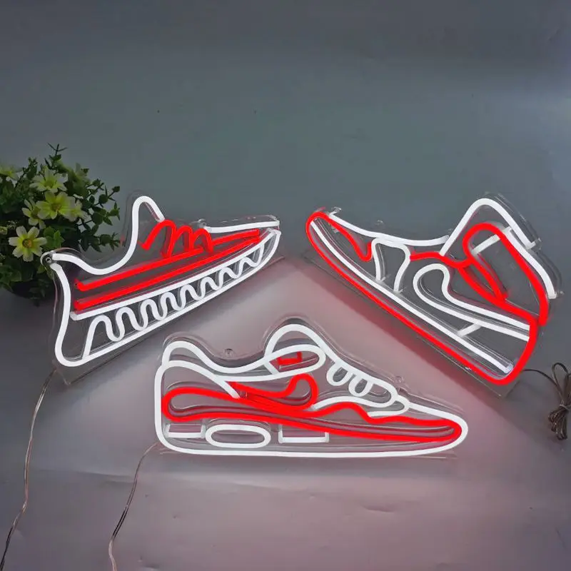 

Neon Light Boy's Birthday gift Sports Shoes Neon Lights Led home decoration