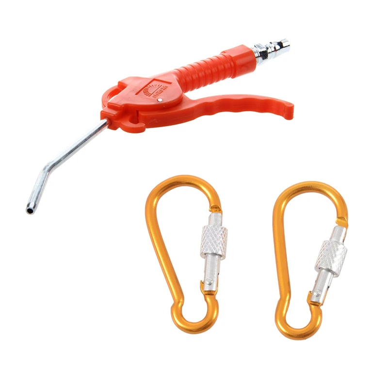 1 ручка-пистолет для чистки и 2 алюминиевых регулирующих винта с карабином длиной