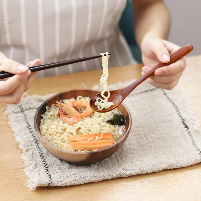 1 шт. 18 см натуральная деревянная ложка чай мед кофе столовая для приготовления