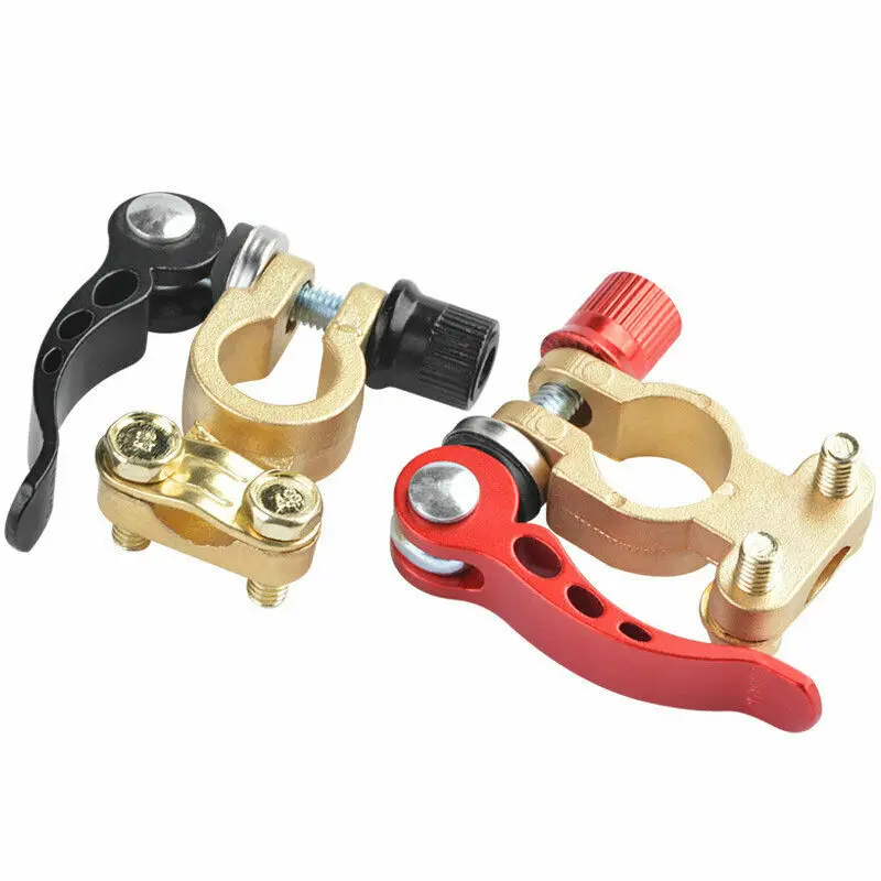 2 х Зажим для клеммы аккумулятора быстросъемный инструмент отключения латунный