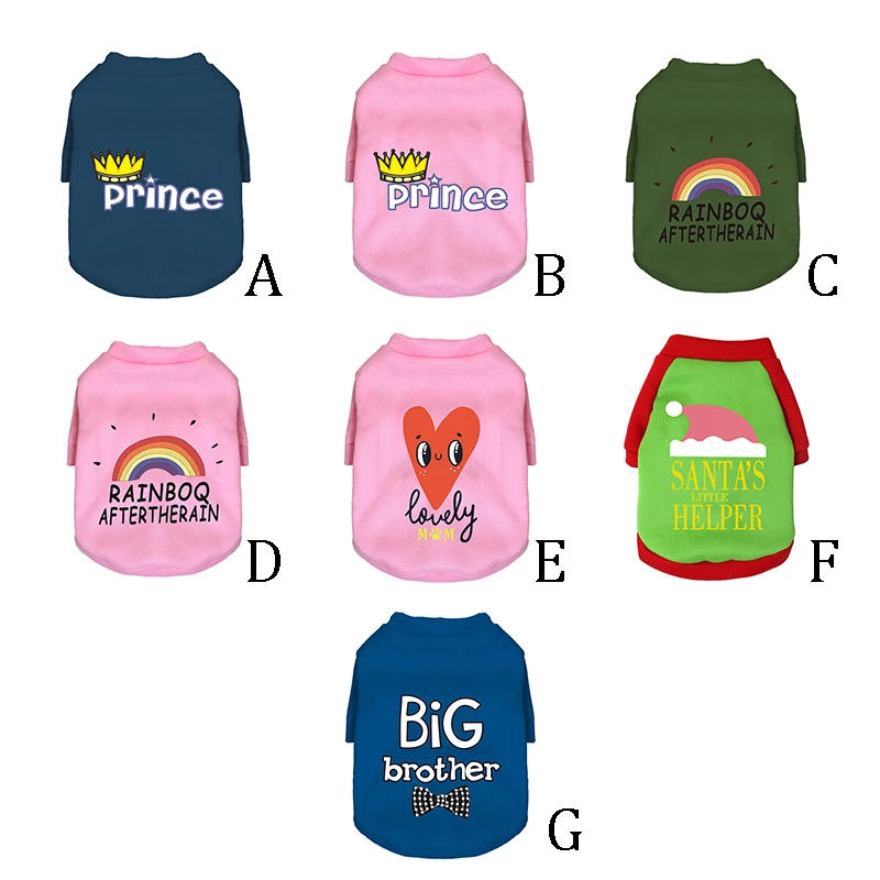 Повседневная хлопковая толстовка для домашних животных теплая футболка из флиса