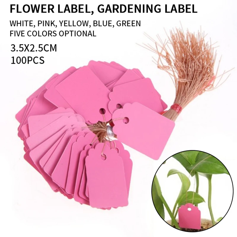 Красочные растительные бирки садовая детская этикетка Висячие деревья маркеры