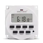 Цифровой Реле времени таймер управления 12 В еженедельно 7 дней программируемый обратный отсчет для электрического прибора