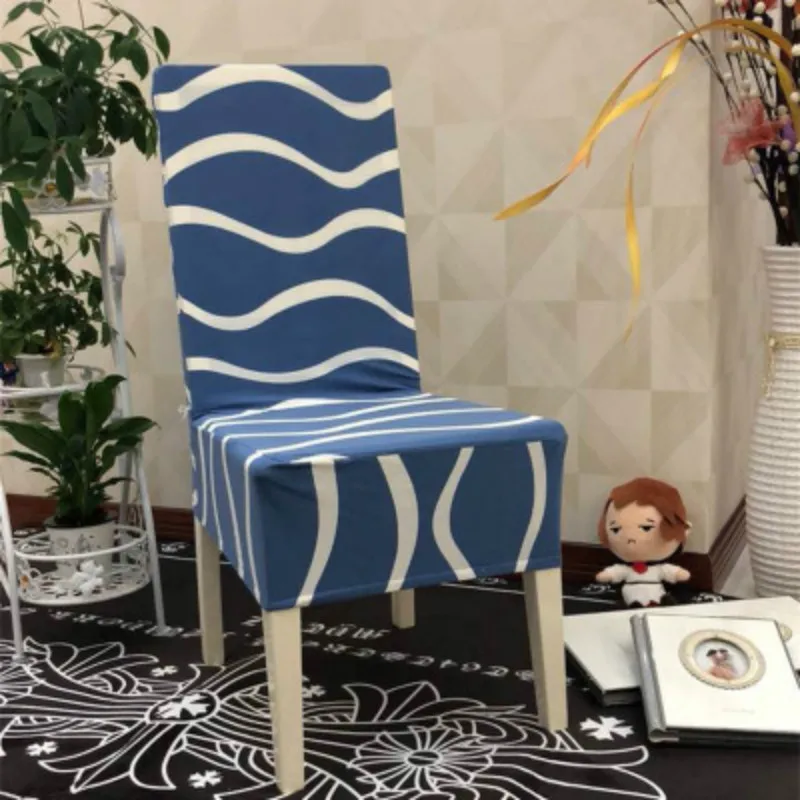 Чехлы на стулья для Обеденная чехлы эластичная ткань спандекс покрывало стула