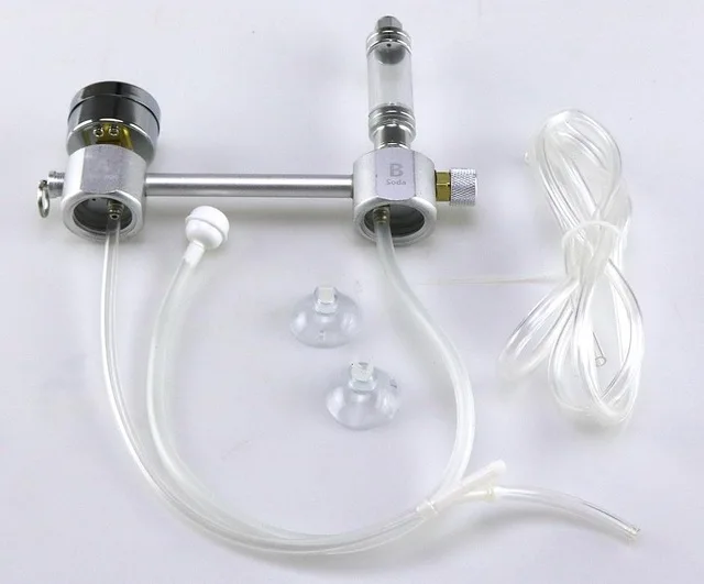 Аквариум DIY CO2 генератор системы комплект с регулировкой потока воздуха давления воды завод рыбы AquariumCo2Valve диффузор - Цвет: Package B