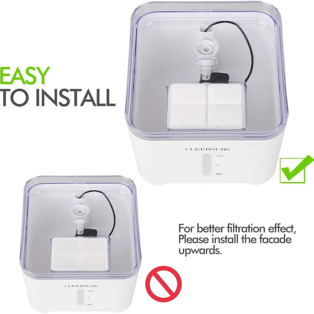 Сменные фильтры для кошачьего фонтана фонтанов с активированным углем подходит