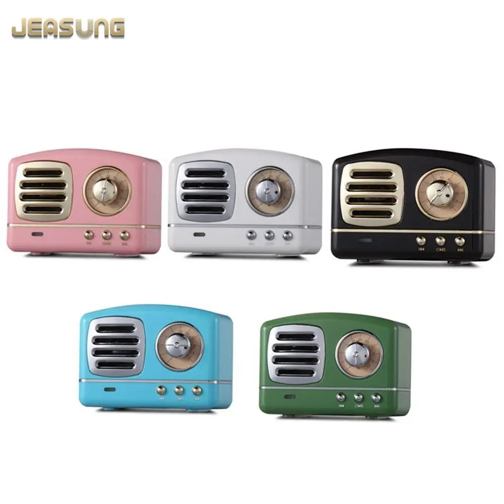 Jeasung HM11 Bluetooth динамик ретро s Саундбар мини колонки Бумбокс 3D стерео HiFi Звук TF |