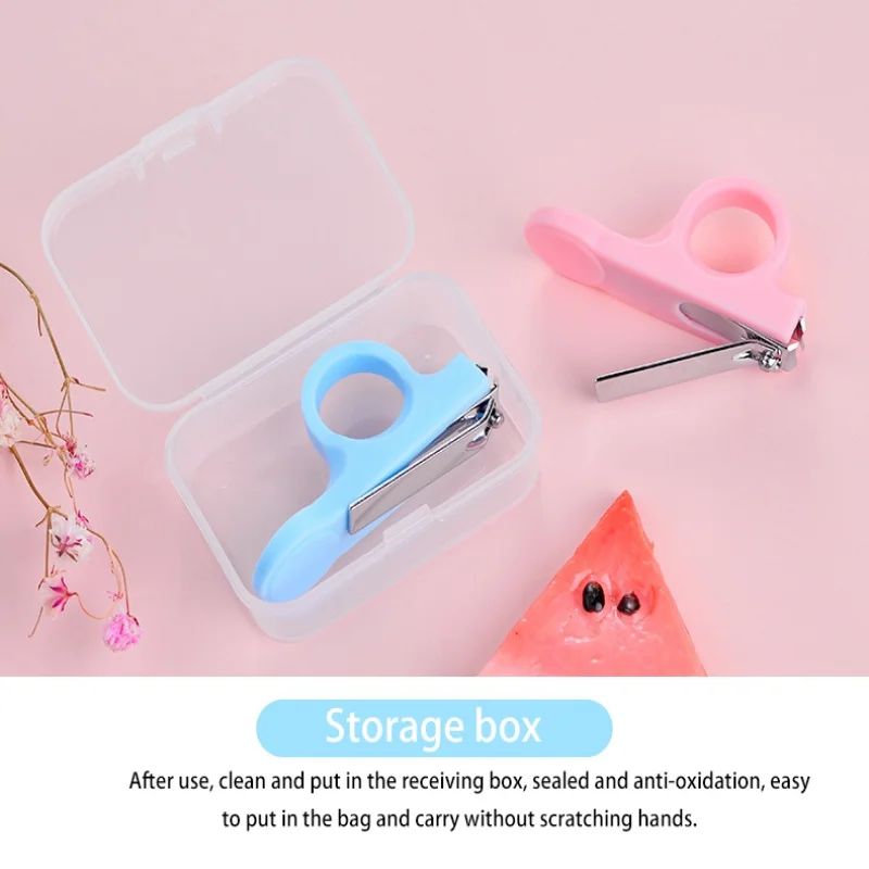 4 цвета детские ножницы для ногтей безопасные пальцев подарочный набор душа|Уход