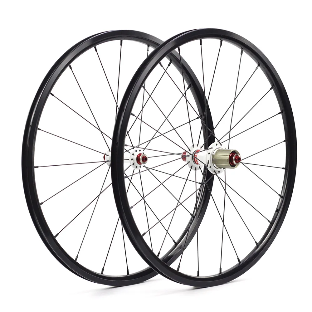SILVEROCK 20 &quot22&quot Сплав Minivelo велосипедные колеса NBR 100/130 мм обод V суппорт тормоза 451 406